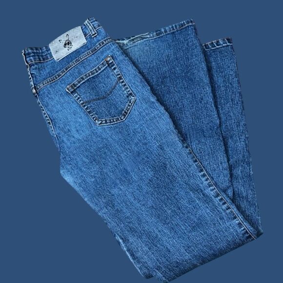 Vintage Juniors Playboy Denim Bootcut Jeans Size 7 30x32 #151 - Picture 4 of 6